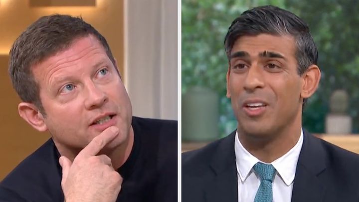 Dermot O'Leary grilled Rishi Sunak on ITV's This Morning