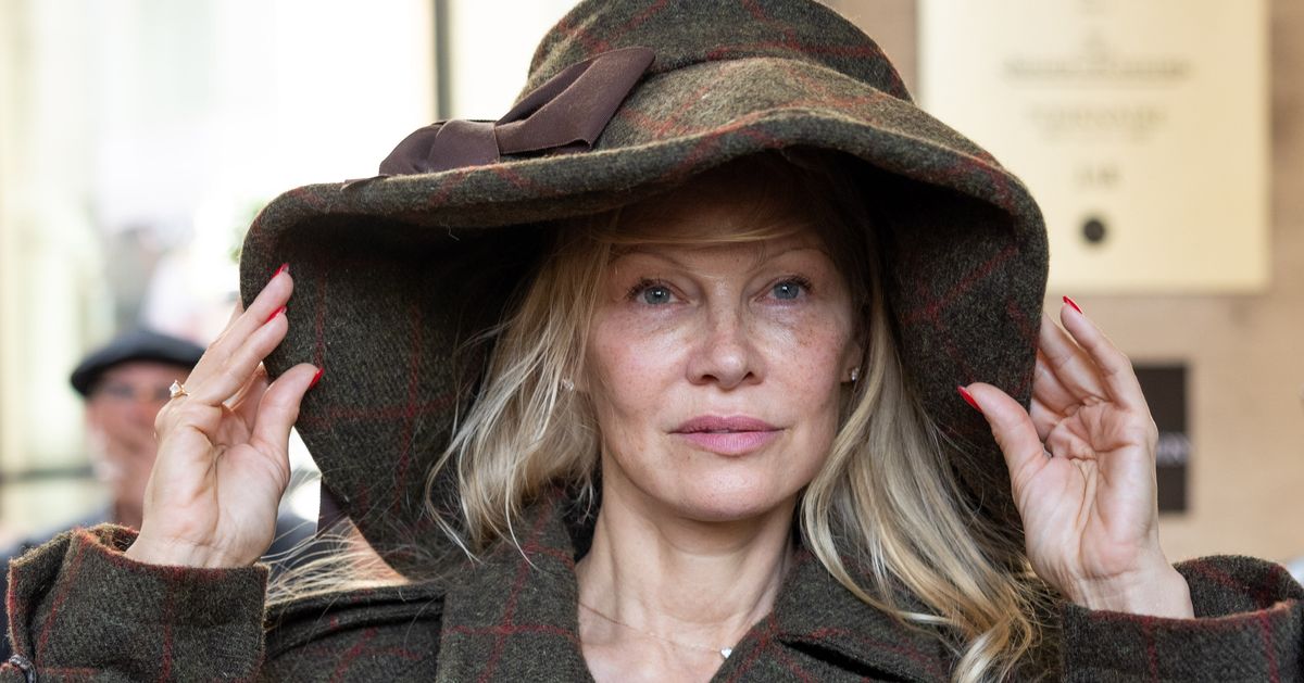 Pamela Anderson, 56, Goes Makeup-Free at Paris Fashion Week