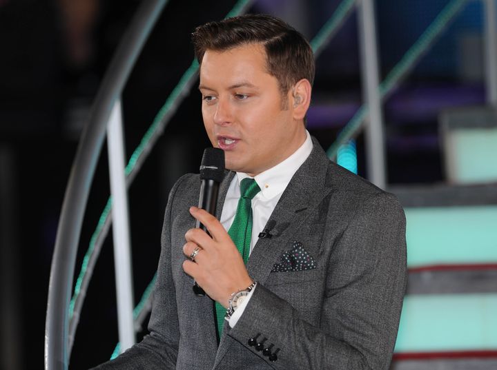 Brian Dowling presenting Big Brother in 2013