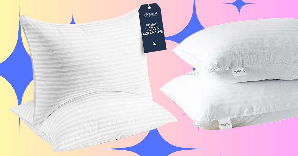 The Beckham Hotel Collection pillows are 40% off for Black Friday