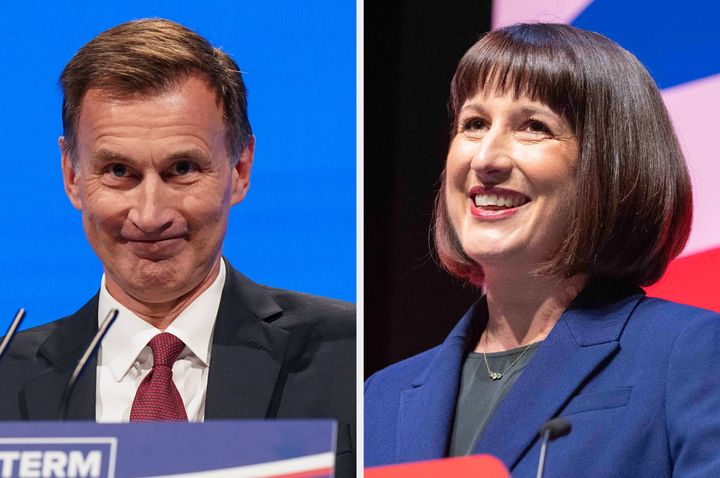Jeremy Hunt and Rachel Reeves.