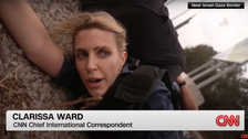 ‘F**k!’: CNN’s Clarissa Ward Hides From Missile Strike During Live Hit In Israel