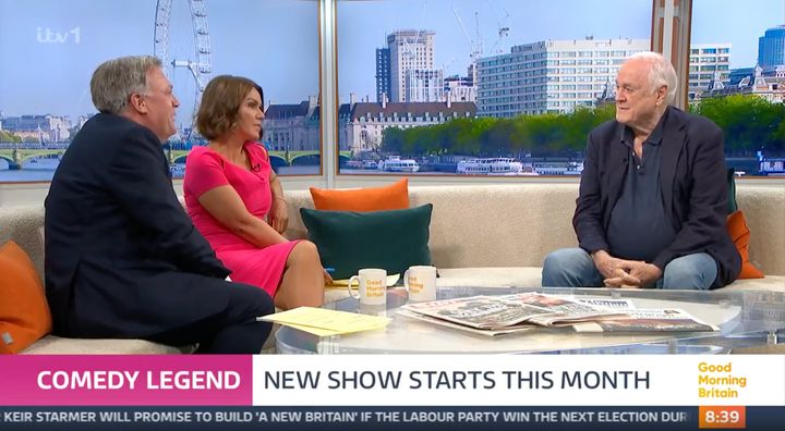 John Cleese appeared on Good Morning Britain on Tuesday