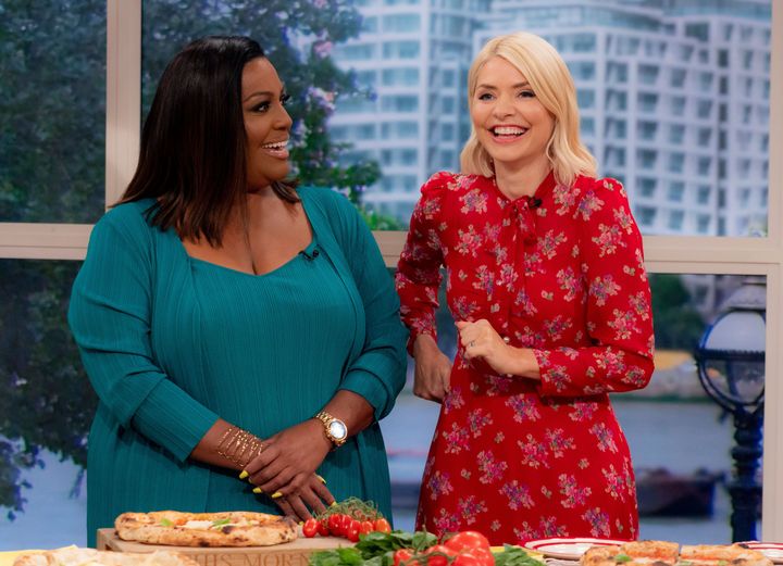 Alison Hammond and Holly Willoughby on This Morning.