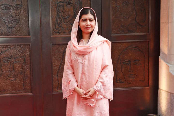 Malala Yousafzai attends the National Portrait Gallery's reopening in London in June.