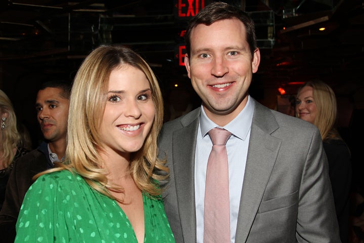 Jenna Bush Hager e seu marido Henry Hager são retratados em 2012.