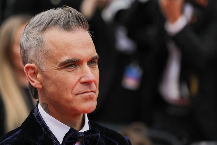 Robbie Williams at the Cannes Film Festival earlier this year