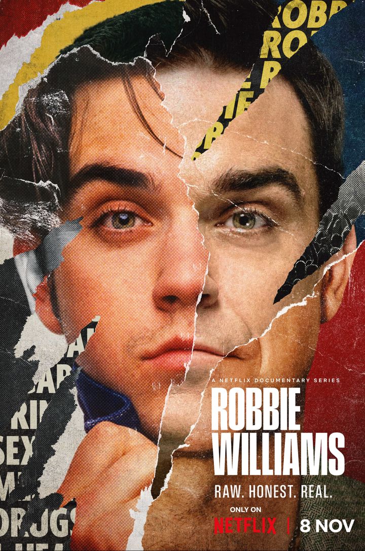 The poster for Netflix's new Robbie Williams documentary