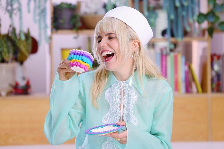 British singer and actress Paloma Faith teams up with the Lego Group to mark World Play Day.