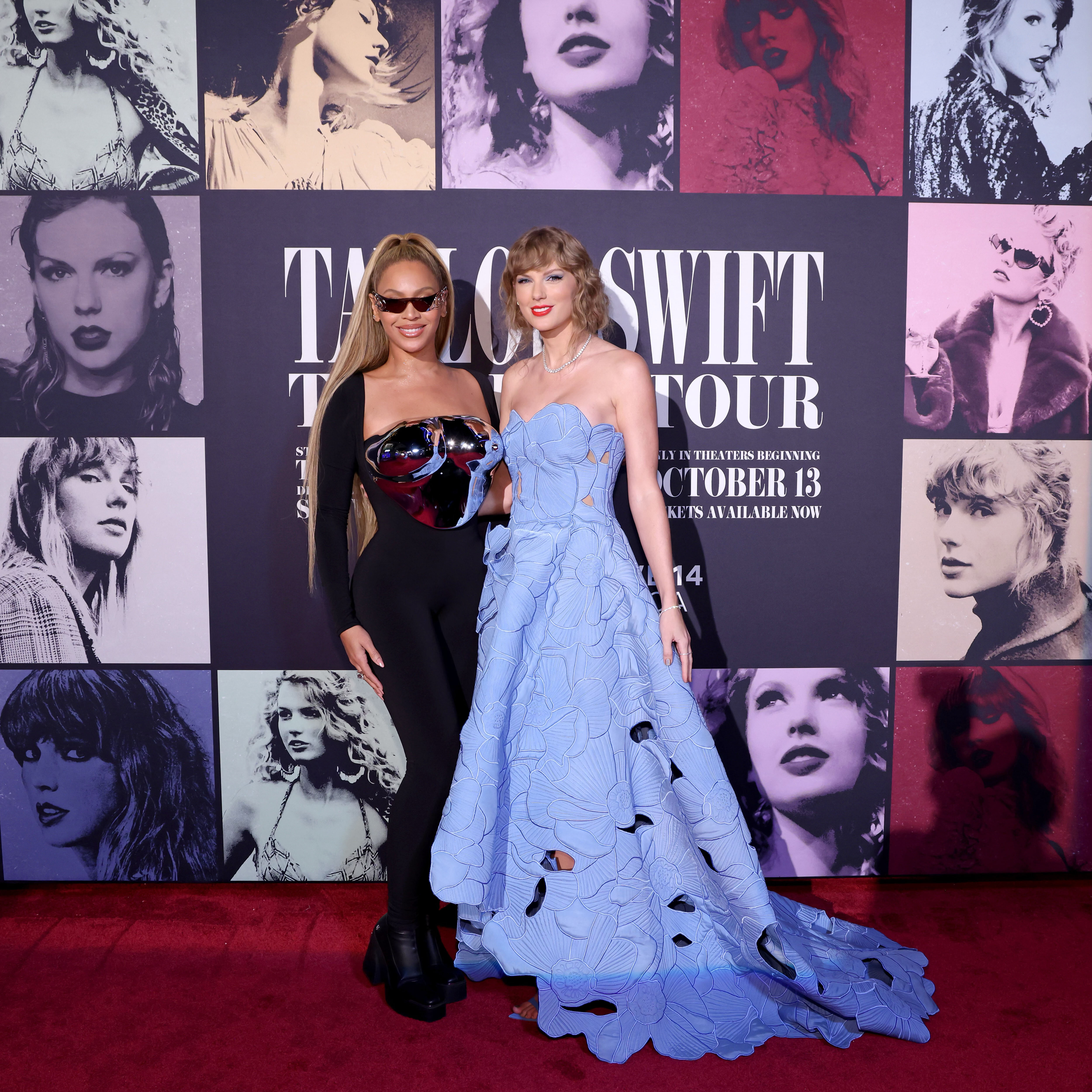 Beyoncé Attends Taylor Swift's Star-Studded 'Eras Tour' Film Premiere ...