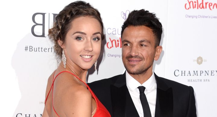 Emily MacDonagh and Peter Andre in 2019