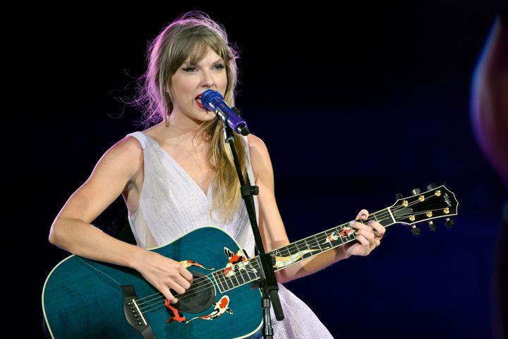 Taylor Swift performs onstage during night two of Taylor Swift The Eras Tour 