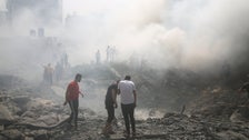  Palestinians Struggle Under Strikes As Israel Readies Possible Ground Operation
