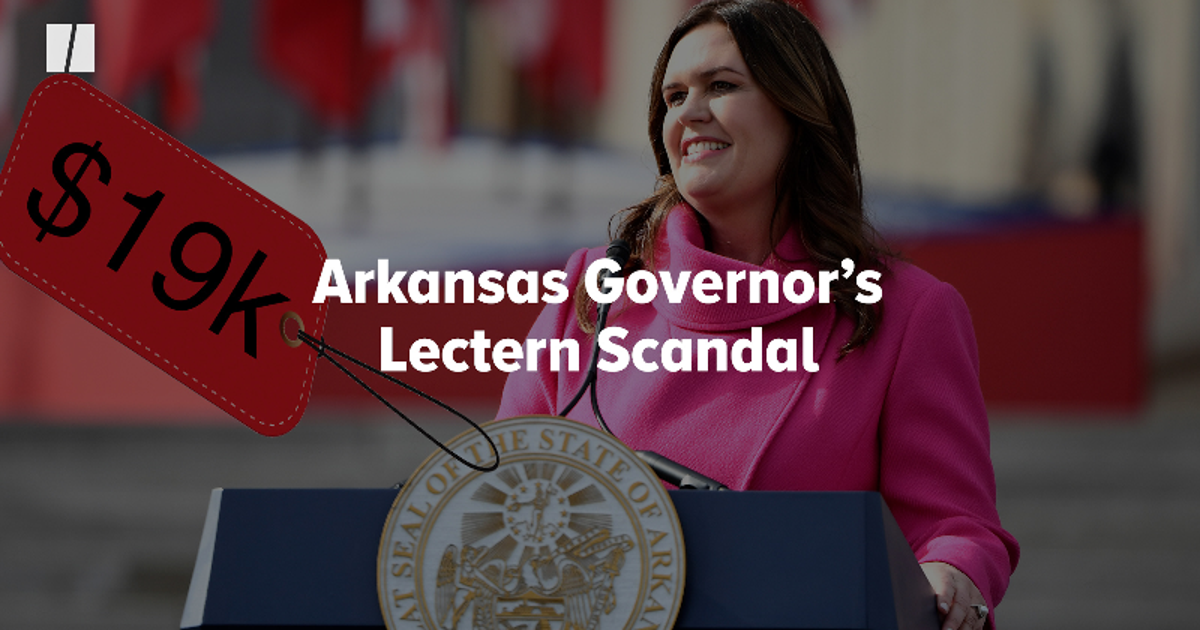 Arkansas Governor’s Lectern Scandal | HuffPost Videos