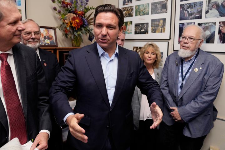 Florida Gov. Ron DeSantis (R) is upping his attacks on Donald Trump, the front-runner for the GOP nomination.