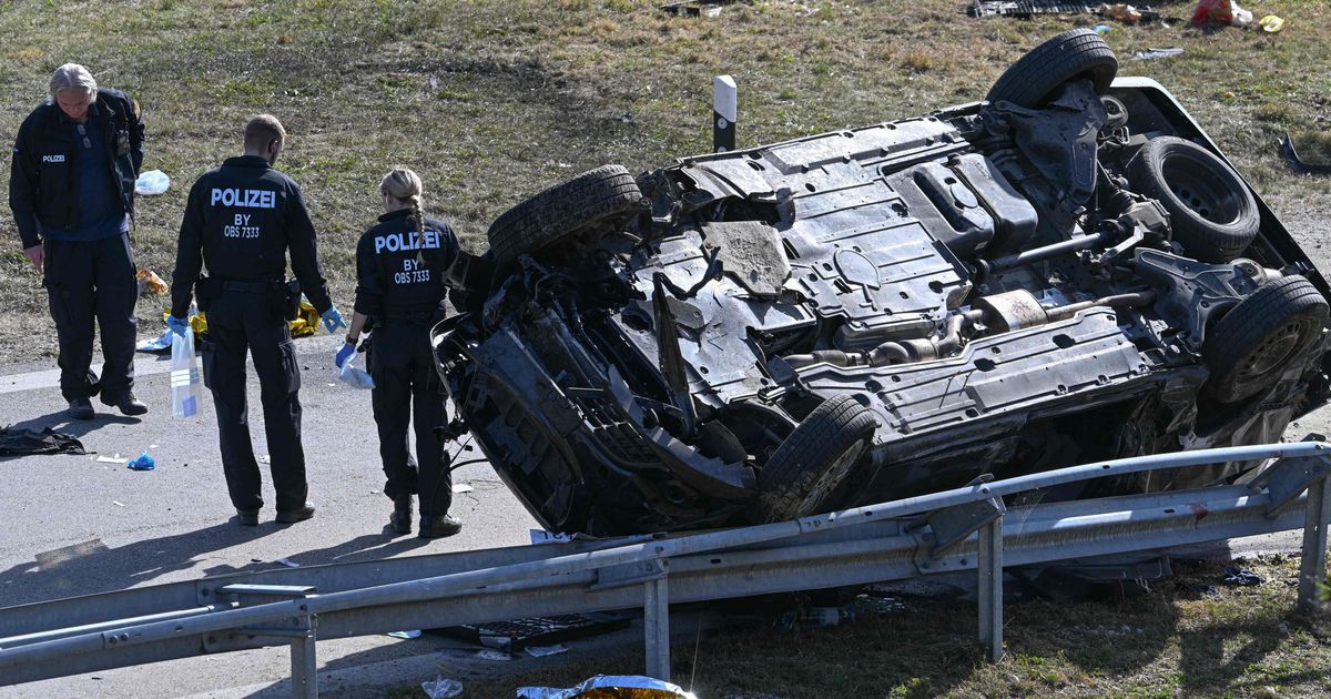 Seven killed and 16 injured as a van overloaded with migrants crashes in  southern Germany, International