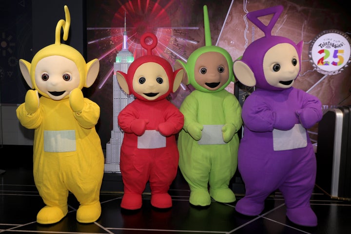 O original "Teletubbies" a série foi exibida de 1997 a 2001.