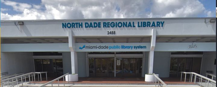 A Google Maps image shows Miami Gardens' North Dade Regional Library, where Sarai was found dead.