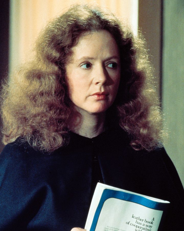 Actress Piper Laurie as Margaret White, in Brian De Palma's horror film 'Carrie', 1976. (Photo by Silver Screen Collection/Getty Images)