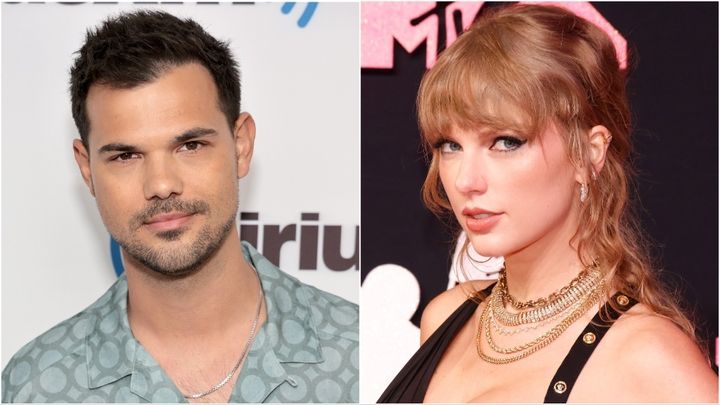 Taylor Lautner and Taylor Swift.