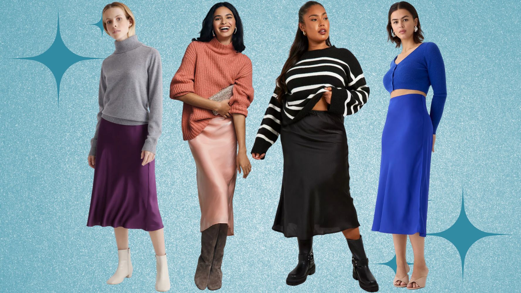 The Best Bias-Cut Midi Skirts To Shop Right Now