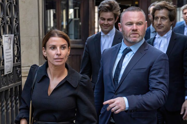 Coleen and Wayne Rooney leaving court last year