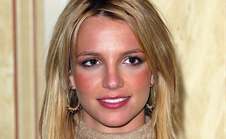 Britney Spears pictured while promoting Crossroads in 2002