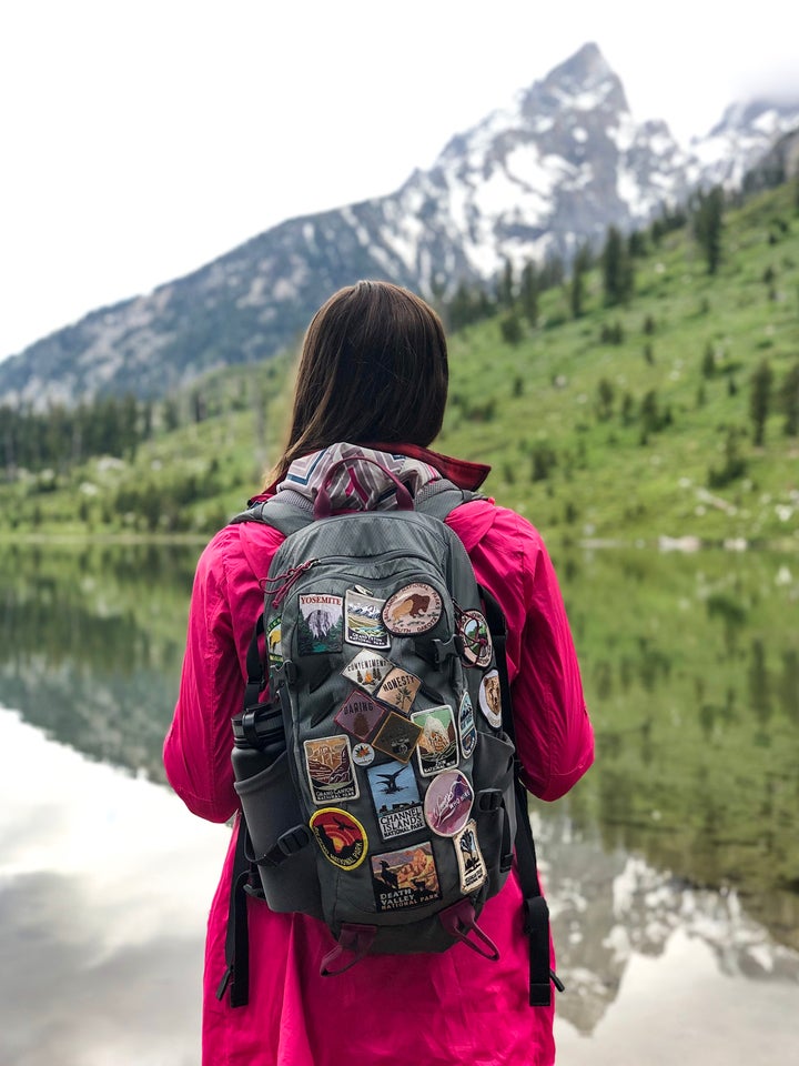 The author's well-traveled backpack.