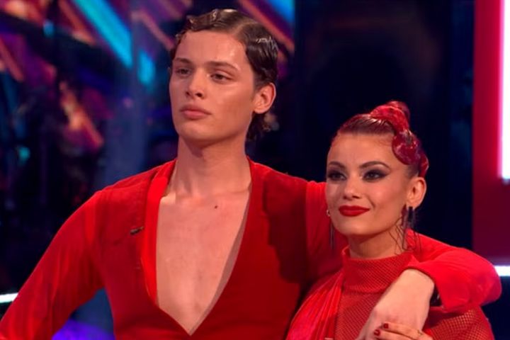 Bobby Brazier and Dianne Buswell on last week's Strictly Come Dancing