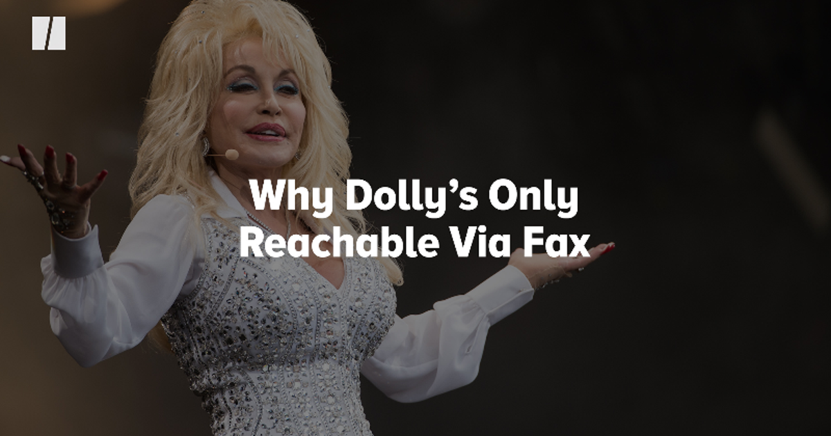 Why Dolly’s Only Reachable Via Fax HuffPost Videos