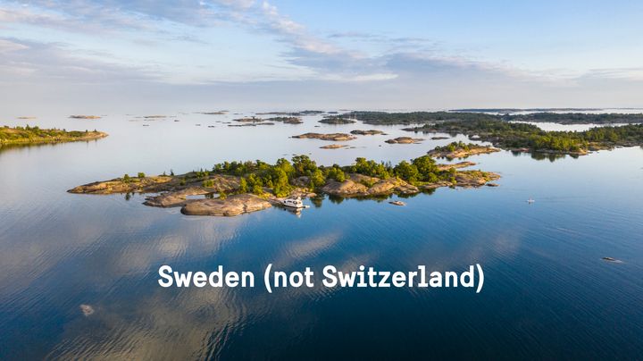 Sweden not Switzerland