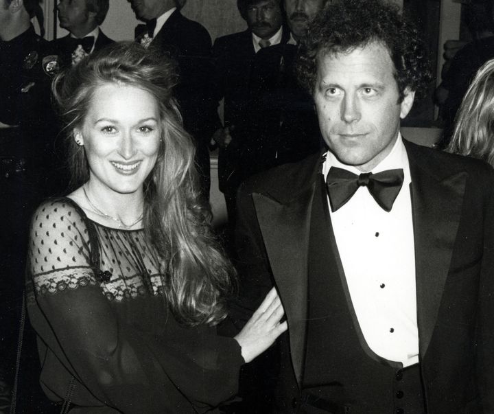 Meryl Streep and Don Gummer attend the Academy Awards in 1979.