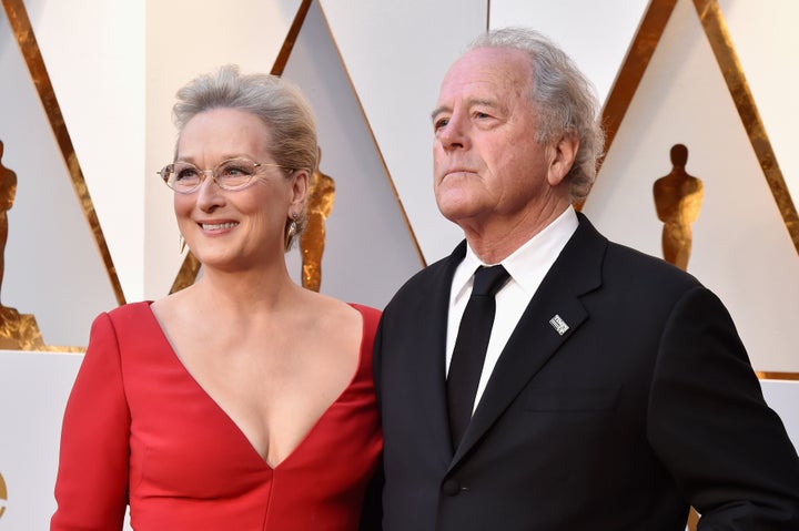 Streep and Gummer pose for photos at the Academy Awards in March 2018.