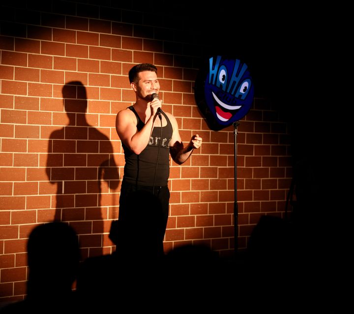 Corey O'Brien performs in "One Night with Corey" in August. 