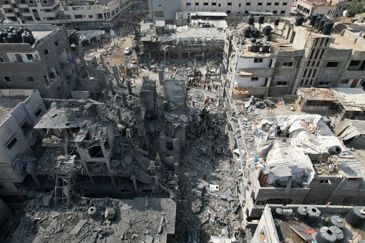 Ισοπέδωσε ολόκληρων γειτονιών στην Γάζα από τις ισραηλινές αεροπορικές επιδρομές