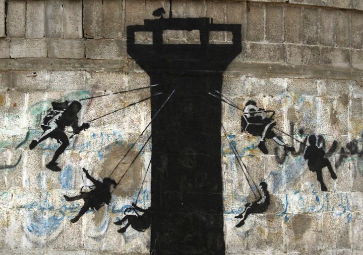 Εργο του Banksy στη Γάζα