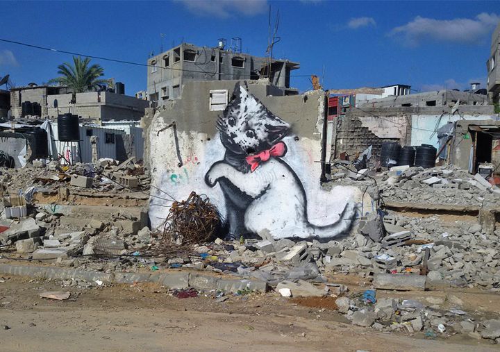 Εργο του Banksy στη Γάζα