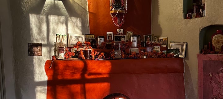 The author's altar to those who have departed