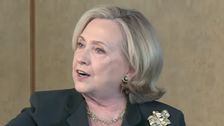 Hillary Clinton Repeatedly Snaps At Heckler In Bonkers Exchange