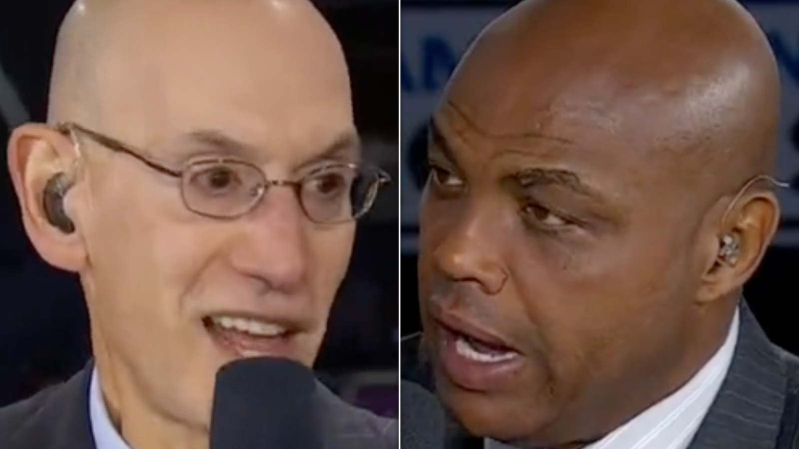 Charles Barkley Confronts NBA Commissioner Adam Silver On League's ...