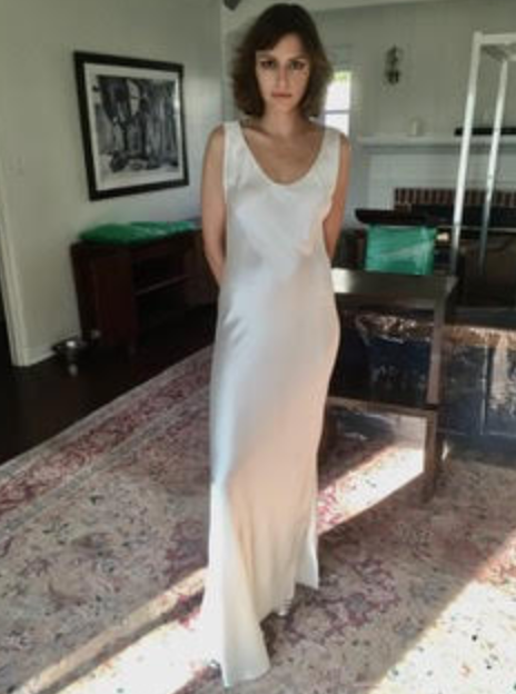 The author gets ready for the red carpet ahead of the "Hand of God" premiere in 2015.
