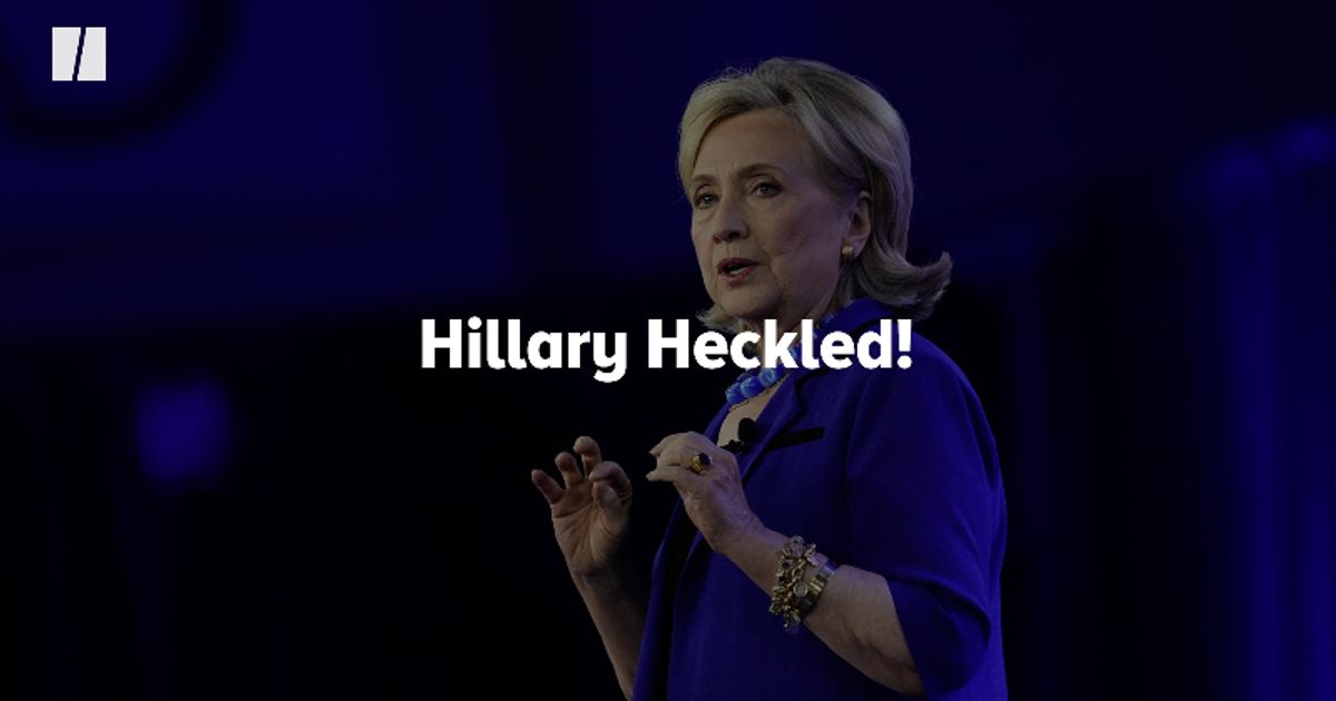 Hillary Clinton Goes Head To Head With Fiery Heckler Huffpost Videos