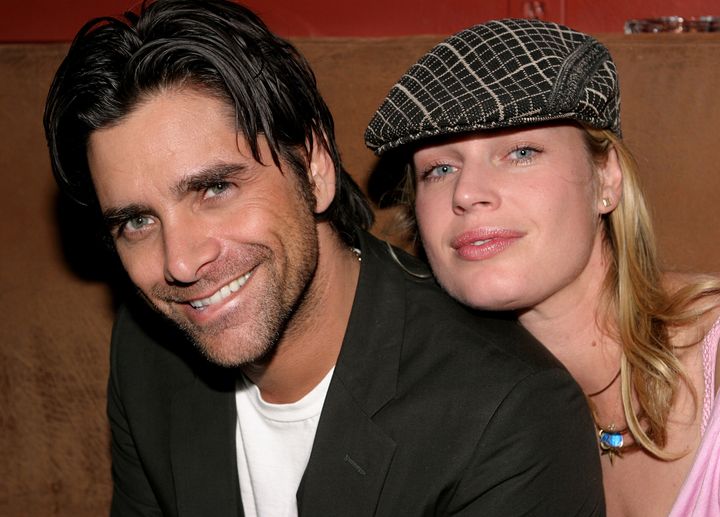 John Stamos and Rebecca Romijn first met backstage at a Victoria's Secret Fashion Show in 1994. They divorced in 2005.