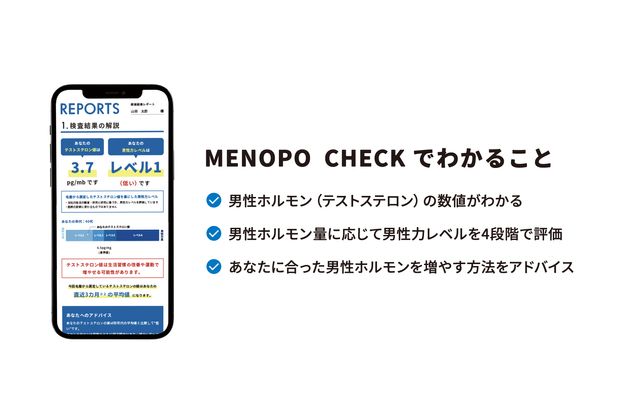 「MENOPO CHECK FOR MEN」