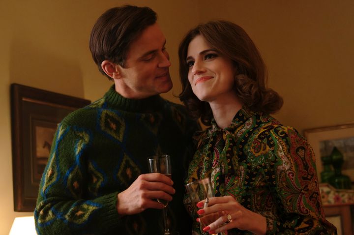 Matt Bomer as Hawkins Fuller and Allison Williams as Lucy Smith