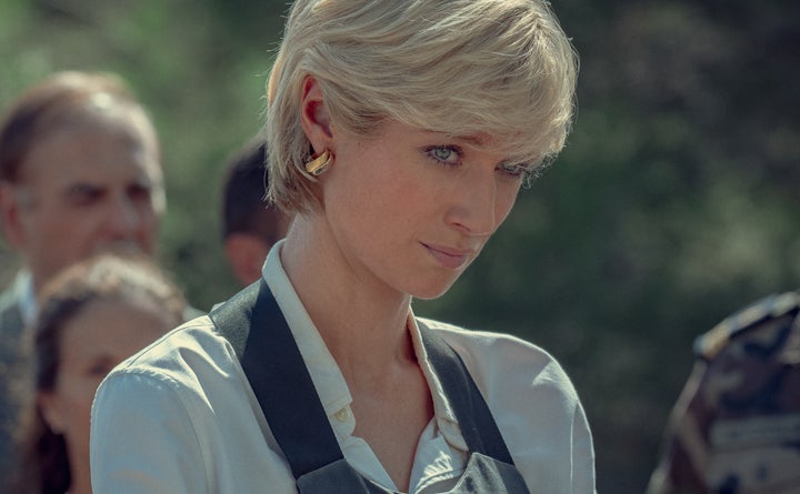 Princess Diana, played by Elizabeth Debicki in The Crown