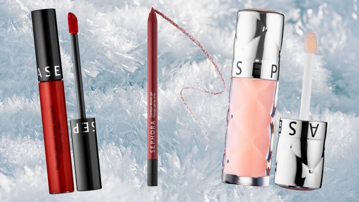 Popular items from Sephora Collection are 30% off today: a saturated lip stain, a creamy liner and a brilliant gloss.