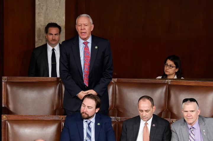 Rep. Ken Buck (R-Colo.) voted against elevating Rep. Jim Jordan (R-Ohio) to speaker of the House.