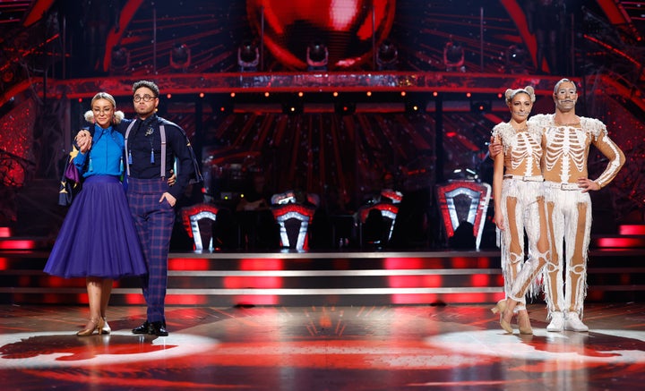 Zara and Graziano faced Adam Thomas and Luba Mushtuk in the dance off