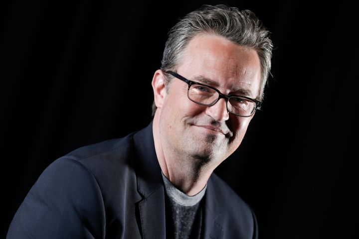 Matthew Perry poses for a portrait on Feb. 17, 2015, in New York. 